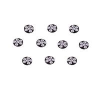 AHCP ACUPRESSURE HEALTH CARE PRODUCT Sujok Imán de cinco estrellas Sujok Cluster Magnet Sujok Terapia Tratamiento Uso (2 paquetes) Total-20 unidades, negro