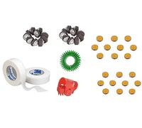 AHCS Sujok - Kit de terapia Byol Magnet Star Magnet Paper Tape Finger Ring Kit