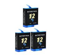 AHD-901 10 11 12 SPBL1B ADBAT-001 ADBAT-011 Batería, Compatible con GoPro HERO12 11 10 9 Acción 3,85 V 2000mAh Baterías De Cámara(3pcs)