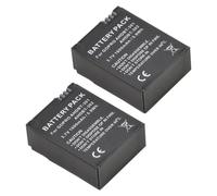 AHDBT-301/302 Batería for Cámara + Cargador USB | 3.7V, 1600mAh, 5.9Wh, Compatible con GoPro Hero3/3 Black Edition/White Silver Edition/HD Videocámara(2 battery)
