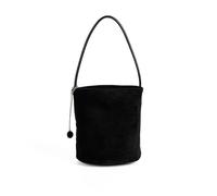 AHDFY Bolso Bandolera de Ante Bolso marrón de Ante de otoño Bolso Holgado de Ante Bolso de Hombro Holgado de Ante, marrón,Negro