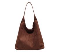 AHDFY Bolso De Asas De Ante para Mujer, Retro E Semplice para Universidad Y Trabajo, MarróN,Café