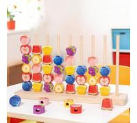 AHDFY Colour Stack Challenge - Juego de Puzzle Rápido con Anillos Apilables | Juego de Asociación y Clasificación de Colores para Niños Adultos, Desarrollar la Lógica, Concentración,D