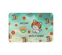 Ahdyr Alfombrillas Cat para Interior y Exterior Las Alfombrillas de Entrada Son EasyHome.