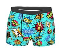 Ahdyr Calzoncillos bóxer con diseño de Pulpo, Transpirables, elásticos, de Cintura Ancha y con Bolsa para Hombre y niño.