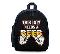 Ahdyr Este chico necesita una cerveza Mochila unisex Bolso de hombro ligero para computadora portátil Mochila informal Bolsas al aire libre