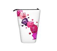 Ahdyr Estuche para lápices de Lona telescópico de pie de Color Nail Tech con Cremallera Estuche para lápices de papelería para niñas, Mujeres y niños