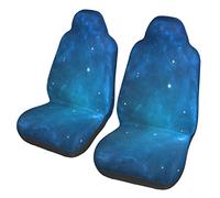 Ahdyr Fundas de Asiento de Coche Blue-Starry-Sky-Galaxy, Protector Universal de Asientos Delanteros para Coche, sedán SUV, camión