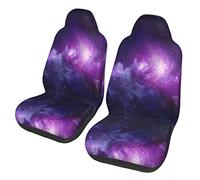 Ahdyr Fundas de Asiento de Coche Cosmic-Purple-Aurora-Galaxy, Protector Universal de Asientos Delanteros para Coche, sedán SUV, camión