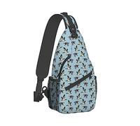 Ahdyr Hombres y mujeres Bolsas de gimnasia Saco Mochila al aire libre Mochila, Flying Mallard Ducks Art Sling Bag Mochila Mochila para escalar Camping Ciclismo Viajes Mochila táctica duradera