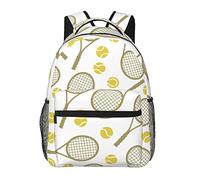 Ahdyr Mochila antirrobo multiusos de gran capacidad, bolsa de transporte, raquetas de tenis, pelotas, mochila artística para viajar y acampar con bolsillos laterales