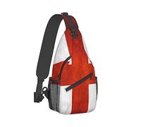 Ahdyr Mochila casual con bandolera, bolso, vintage St George'S England Flag Art Shoulder Chest Crossbody Bag, Carry On Bag, Casual Carrying Tote Case Crossbody Travel Bag para hombre/mujer
