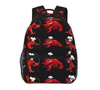 Ahdyr Mochila de poliéster duradero para escalar al aire libre, correr, gran capacidad, multiusos, antirrobo, estofado, cangrejo, chef, arte, viajes, senderismo y acampada