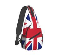 Ahdyr Sling Mochila Viaje Senderismo Daypack United-Kingdom-Uk-Bandera Cuerda Bandolera Bandolera