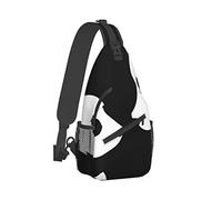 Ahdyr Sling Mochila Viaje Senderismo Mochila Cute-China-Panda-Black Cuerda Bandolera Bandolera