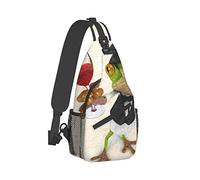 Ahdyr Sling Mochila Viaje Senderismo Mochila Puerto-Rico-Tree-Frog-Gentleman Cuerda Bandolera Bandolera