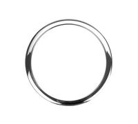 Ahead - Anillo de refuerzo para parche de resonancia (10,16 cm/4 pulgadas, para bombo, orificio de resonancia grande) cromado (AOC4)