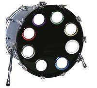 Ahead AOR6 - Parche para Bombo, Rojo, 6"