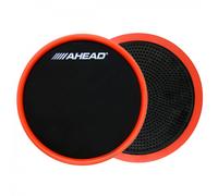 Ahead Compact 6" Stick On Practice Pad Black with Red Trim