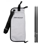 Ahead Drumstick Bag & Lars Ulrich Signature Sticks Grey/Black