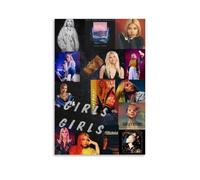 AHEUWAEBE Hayley Kiyoko - Póster en lienzo para pared, diseño de portada estética, arte moderno, pintura para sala de estar, 60 x 90 cm, estilo sin marco