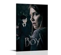 AHEUWAEBE Póster de Brahms The Boy II sobre lienzo para pared, diseño de portada estética, arte moderno, pintura para sala de estar, 60 x 90 cm, estilo marco