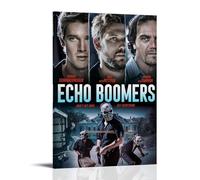 AHEUWAEBE Póster de Echo Boomers en lienzo para pared, cubierta estética, póster de arte moderno para sala de estar, 50 x 75 cm, estilo marco