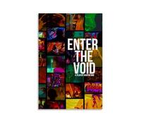 AHEUWAEBE Póster de Enter The Void en lienzo para pared, diseño de portada estética, arte moderno, pintura para sala de estar, 30 x 45 cm, estilo sin marco