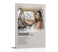 AHEUWAEBE Póster de Lainey Wilson Álbum Tougher para pared, arte estético, póster de arte moderno para sala de estar, 20 x 30 cm, estilo marco