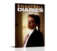 AHEUWAEBE Póster de The Basketball Diaries sobre lienzo, arte estético, portada, póster moderno para sala de estar, 50 x 75 cm, estilo marco
