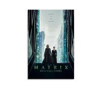 AHEUWAEBE Póster de The Matrix Resurrections en lienzo, arte estético para pared, arte moderno, pintura para sala de estar, 40 x 60 cm, estilo sin marco