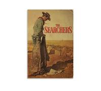 AHEUWAEBE Póster de The Searchers en lienzo para pared, diseño de portada estética, arte moderno, pintura para sala de estar, 20 x 30 cm, estilo sin marco
