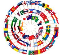 AhfuLife 100 países internacionales palillo de dientes bandera de cóctel, 100 países banderas del mundo palillo de dientes para mujeres fútbol EM 2025 Eurovisión Copa Mundial Olímpico Bar Fiesta