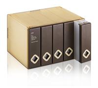 AhfuLife Cajas de Almacenamiento para CDs y DVDs, Ahorra Espacio con Capacidad para Hasta 120 Discos de DVD/CD, Estuche Organizador Transportable para CDs (Marrón)