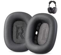 AHG Accessory House - Almohadillas de repuesto para auriculares AirPods Max de Apple, color gris espacial, piel sintética de alta calidad, espuma de alta densidad, imán fuerte