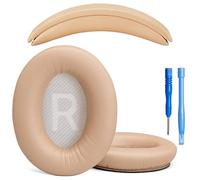 AHG Accessory House Global SoundLink AE2 - Almohadillas para orejas y diadema SoundLink AE2 compatibles con auriculares Bose SoundLink Around-Ear 2 (AE2) (beige). Ajuste sin costuras | Extra grueso |