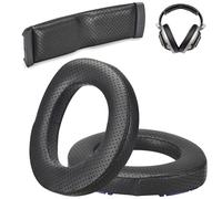 AHG Premium HD 8XX / HD 800S / HD 800 - Almohadillas y diadema compatibles con auriculares Sennheiser HD800, Sennheiser HD800S y Drop HD 8XX. Piel de oveja perforada, espuma de alta densidad, duradera