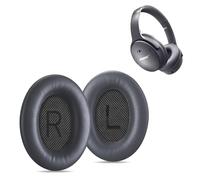 AHG Premium QC45 - Almohadillas de repuesto compatibles con auriculares Bose QuietComfort 45 / Bose QC45 con cancelación de ruido (gris eclipse). Cuero proteico premium, espuma gruesa de alta densidad