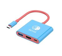 AHGEIIY Switch 2 Dock Switch - Base de acoplamiento para Nintendo, el adaptador de TV portátil Switch2 admite modo TV 4K 60Hz compatible con Steam Deck/Switch2 OLED, estación de acoplamiento de viaje