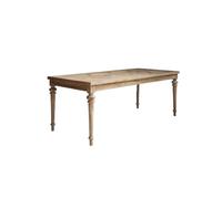 AHGFTYRDT Mesa Comedor Mesa de Comedor Estilo Villa WABI-sabi Antigua Madera Maciza con Muebles for terraza Grande Mesa de Comedor(180cm)