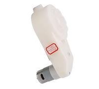 Ahgsup Caja de Engranajes de Motor de Coche Eléctrico 550 de 12V de Alta Velocidad para Juguetes para Niños Plástico Duradero Acero de Cobre (Blanco)