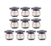 Ahgsup Conector Neumático de Entrada de Filamento de Impresora 3D, Acero Inoxidable, 10 Piezas para Lab X1, X1E, P1P, P1S, Conector Neumático de Entrada de Filamento de Impr