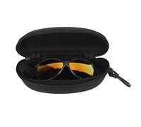 Ahgsup Gafas para Mascotas con Correa Ajustable, Gafas para Perros, Protección Ocular a Prueba de Viento para Diversión Al Aire, Material de PC Duradero (Negro Rojo)