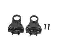 Ahgsup Juego de Yugo Diferencial de Aleación de Aluminio para 1/10 Piezas de Actualización de Automóvil con Control Remoto Material Duradero de Alta Resistencia 2 Piezas (Negro)