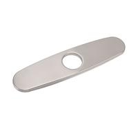 Ahgsup Placa de Cubierta para Grifo de Acero Inoxidable 304 Cepillado, Cubierta para Fregadero de Cocina con un Orificio, Panel Decorativo para Ocultar Orificios de Montaje No