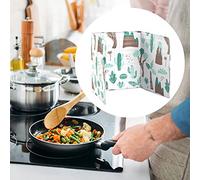 Ahgsup Placa Deflectora Resistente Al Aceite, 32,7 Cm para Estufa de Gas | Material de aluminio, diseño plegable, fácil almacenamiento, evita la grasa, se adapta a cocinas de inducción.