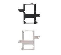 Ahgsup Soporte Servo de Caja de Cambios de Coche RC, Soporte de Montaje de Aleación de Aluminio de Alta Resistencia para Vehículos Todoterreno RC, 2 Unidades (Plata)