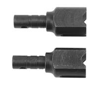 Ahgsup Taza de Diferenciación de Coche RC, Metal Duradero, 2 uds., Taza de Transmisión de Tamaño Preciso para Material de Acero de la Serie 1/7 1/8 (Negro)