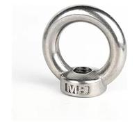 AHHQD 1-2 uds Tuercas de Centeno elevación/Anillo Tornillo Tornillos Tuerca Enganche M3 M4 M5 M6 M8 M10 M12 Acero Inoxidable 304 .1217