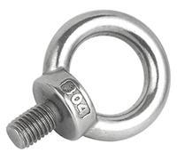 AHHQD 1-2 uds Tuercas de Centeno elevación/Anillo Tornillo Tornillos Tuerca Enganche M3 M4 M5 M6 M8 M10 M12 Acero Inoxidable 304 .1217